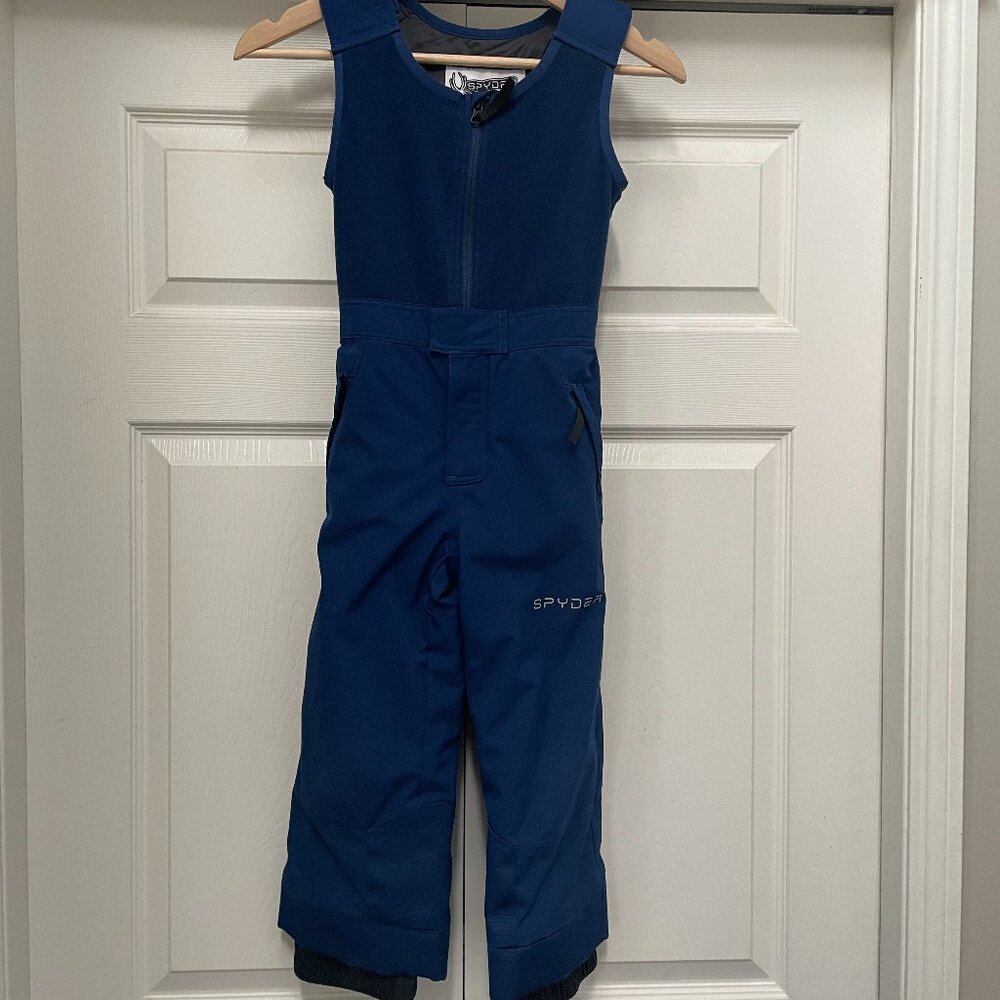 Adjustable SPYDER Expedition Pants, Blue, Size 5 (slim fit, good for size 4-5)